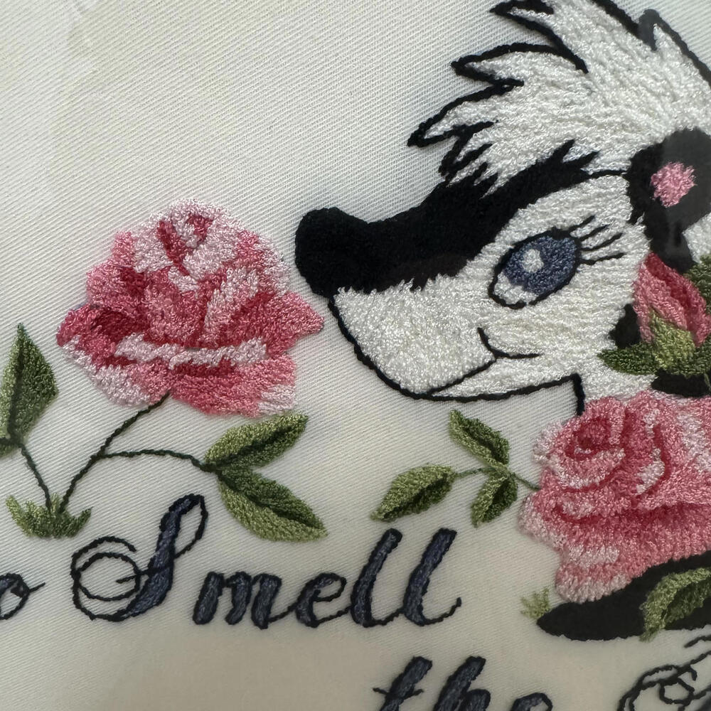 Take Time to Smell the Roses, Crochet Art, Framed - 22.5" x 18.5" - Picture 2 of 4